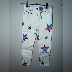 Stella McCartney Star Print White Pants